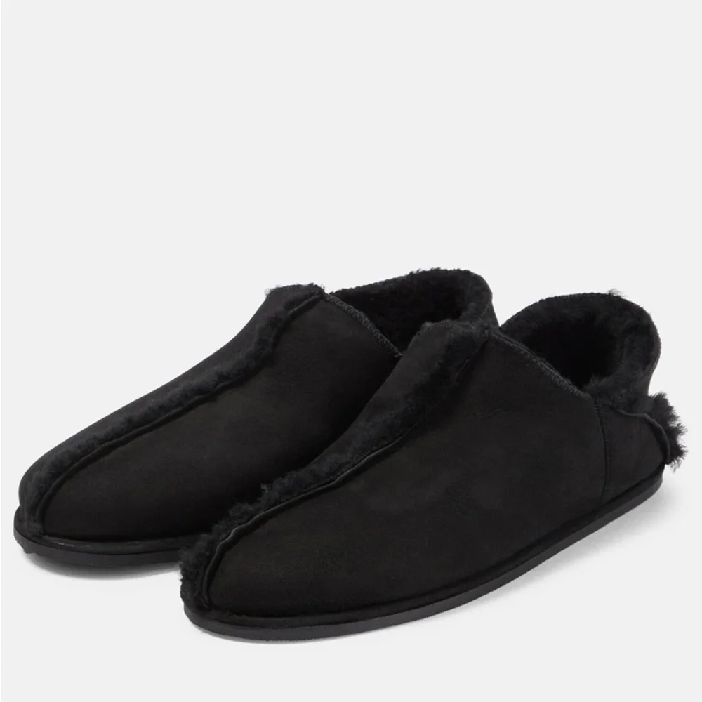 The Row Ravy Shearling Flats - Picture 2 of 5